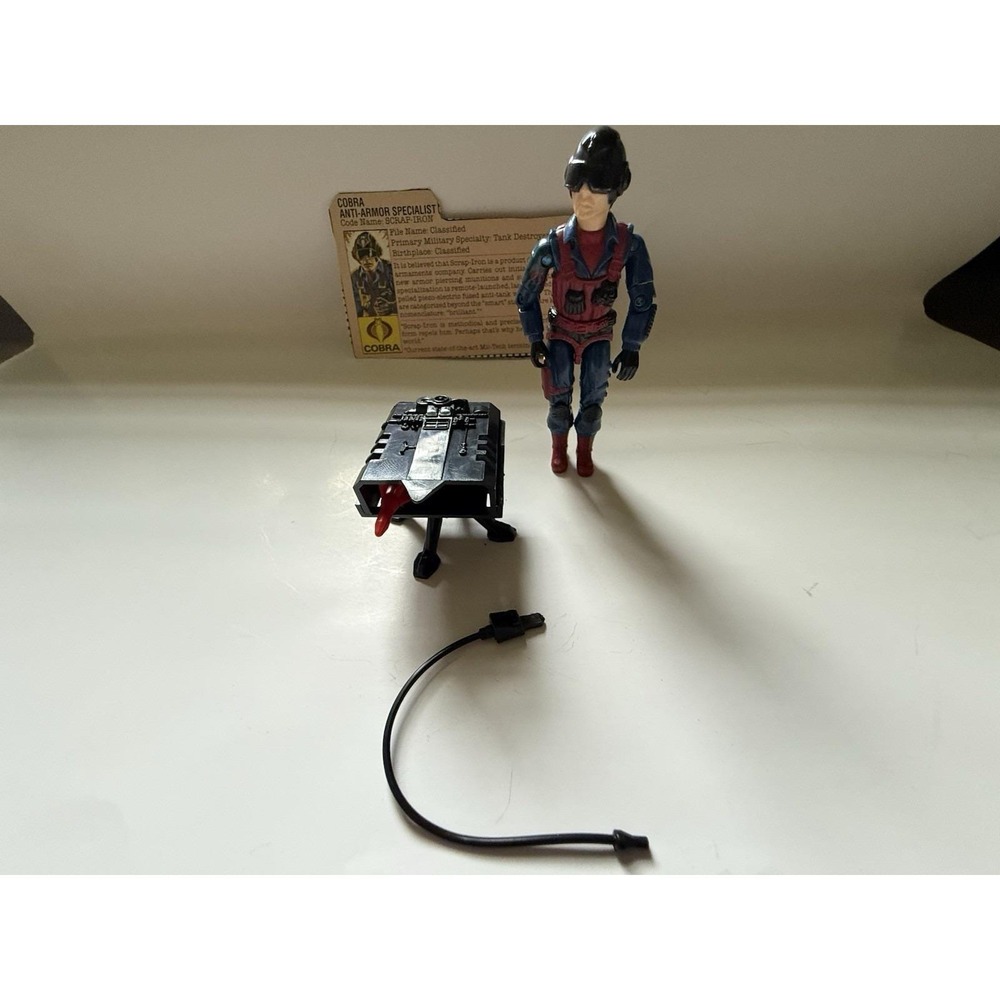 1984 Gi Joe Scrap Iron Figure Incomplete Hasbro
